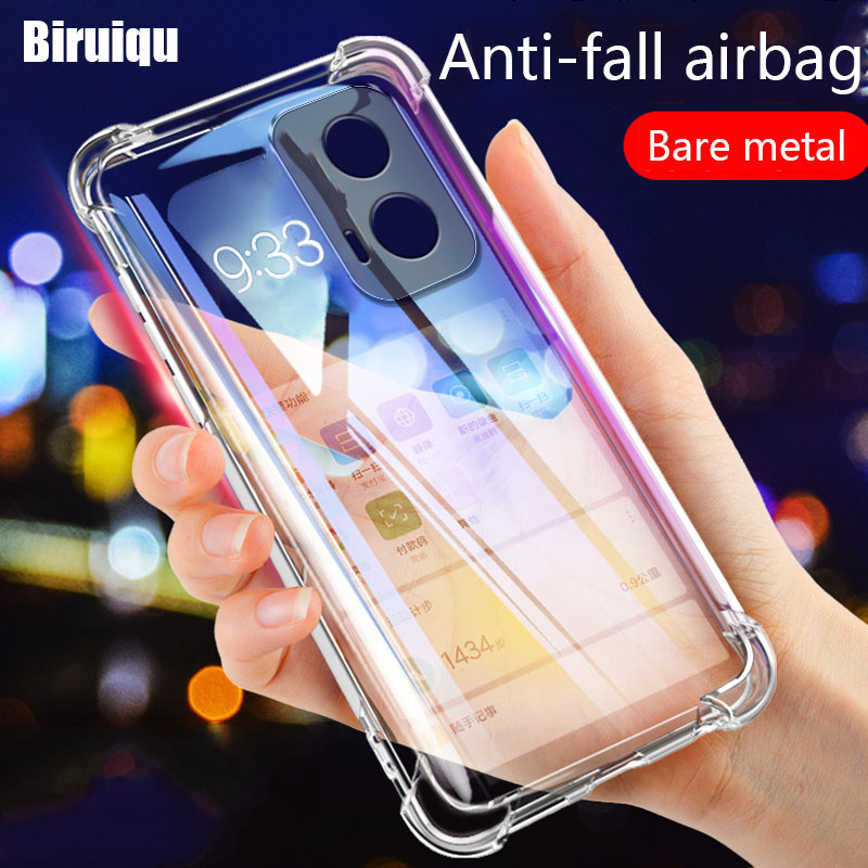 Biruiqu For Shockproof Soft Back Case Cover For Motorola Moto G35