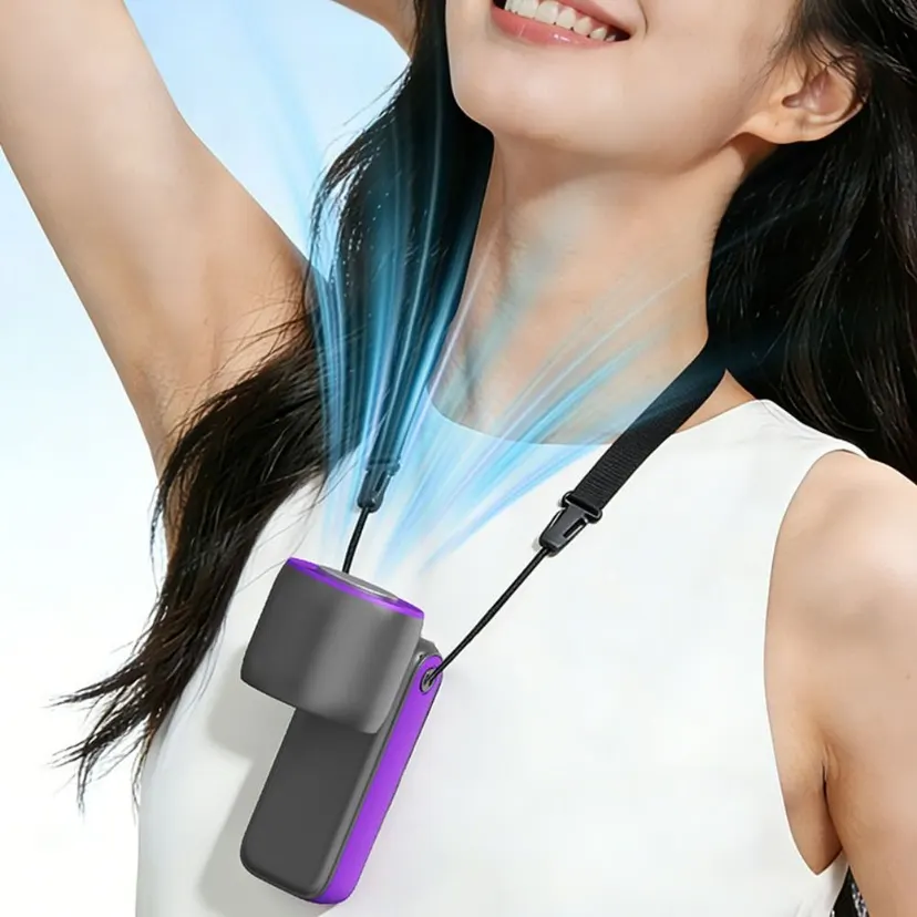 Ice Compress 199 Gear Semiconductor Cooling Fan Multi-Speed Powered Handheld Fan Portable Design Adjustable Speed Cooling Artifact Personal Use
