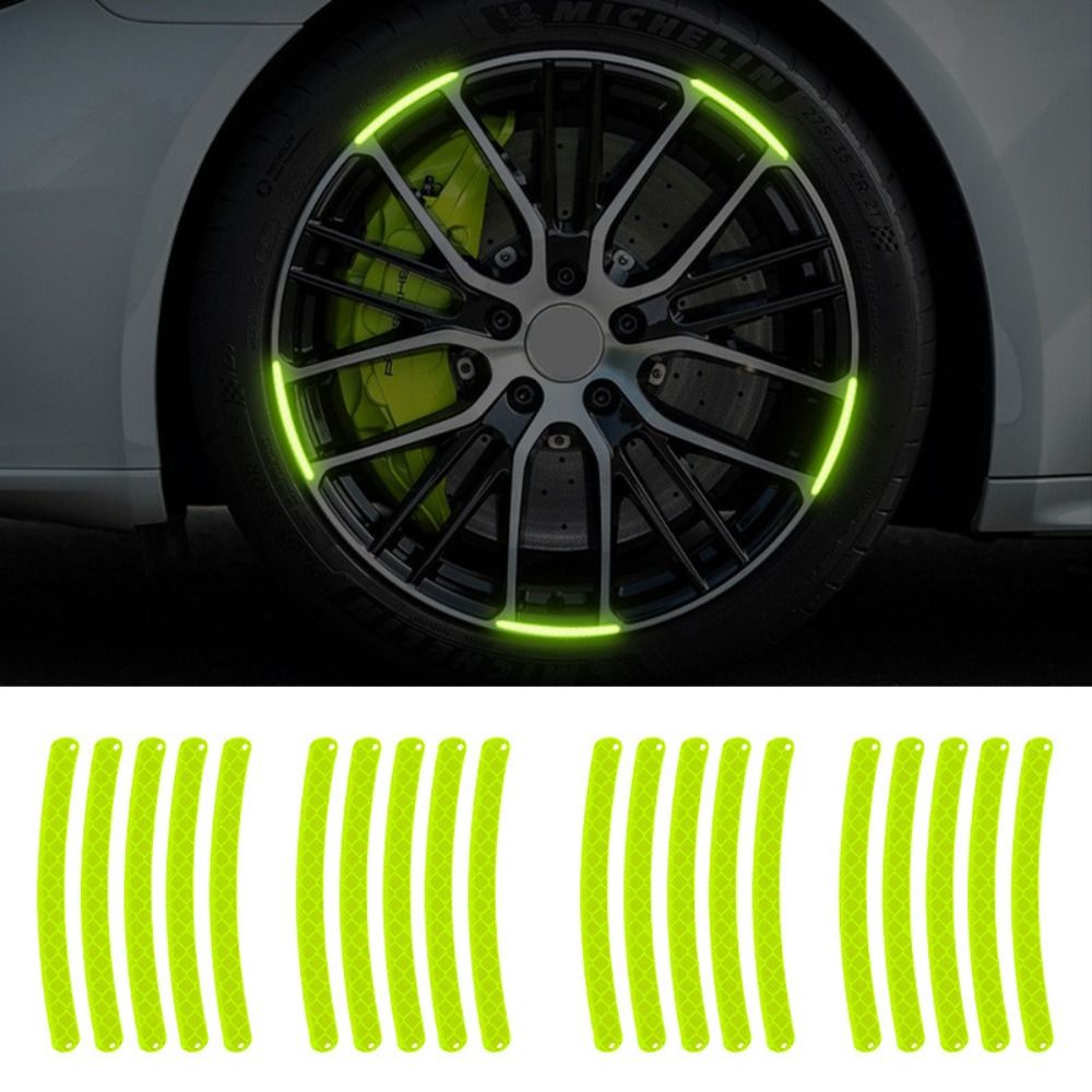 Motorcycle Helmet Warning Reflective Stickers Night Safety Driving Decorative Strips Sticker Bicycle Bike Motorbike Car Decals