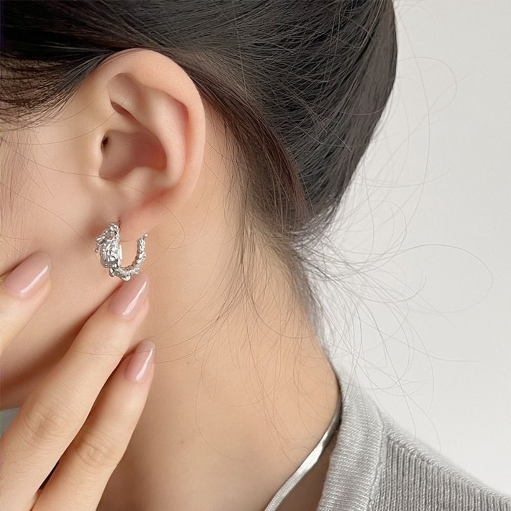Vintage Aesthetic Zodiac Dragon Earrings Studs Chinese Style Zodiac Dragon Stud Earrings Ancient Jewelry Chinese Dragon Earrings Gift