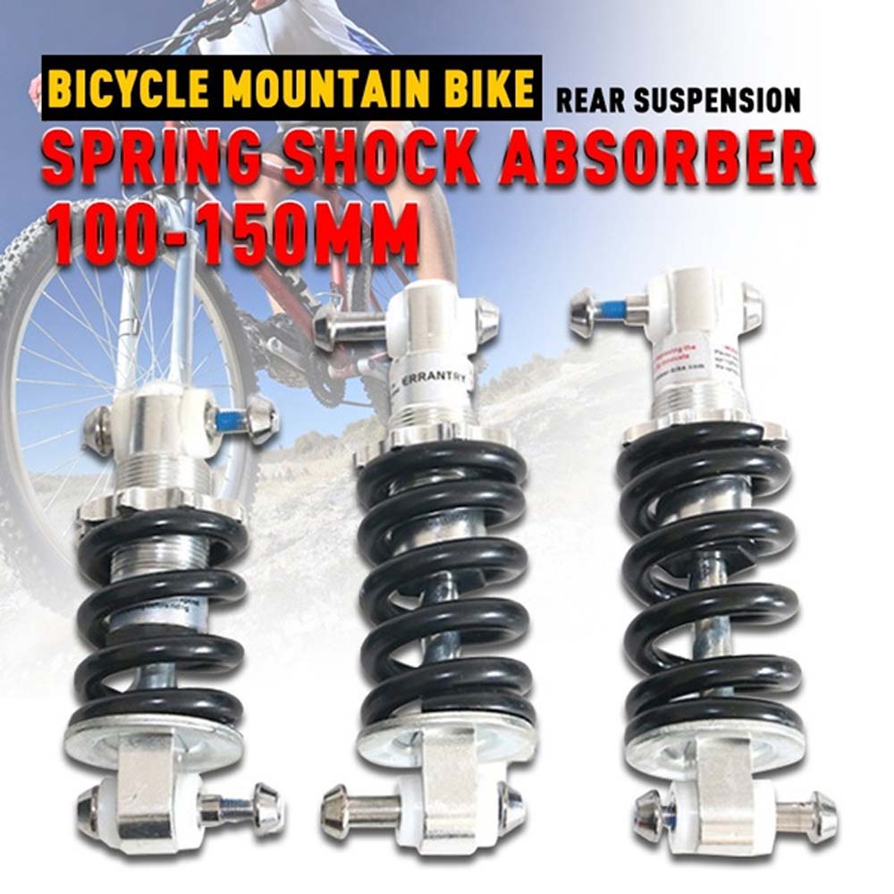 Durable 100-150mm Mountain Bike Bike Accessories Bicycle Parts Shock Absorber Bike Rear Suspension Rear Shocks Suspension Spring