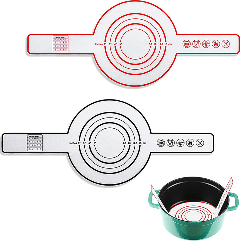 1Pc Silicone Baking Mat Long Handle Sling Non-Stick Bread Kneading Pad Dough Transfer Pad Bakery Supplies Kitchen Cooking Tool CF8