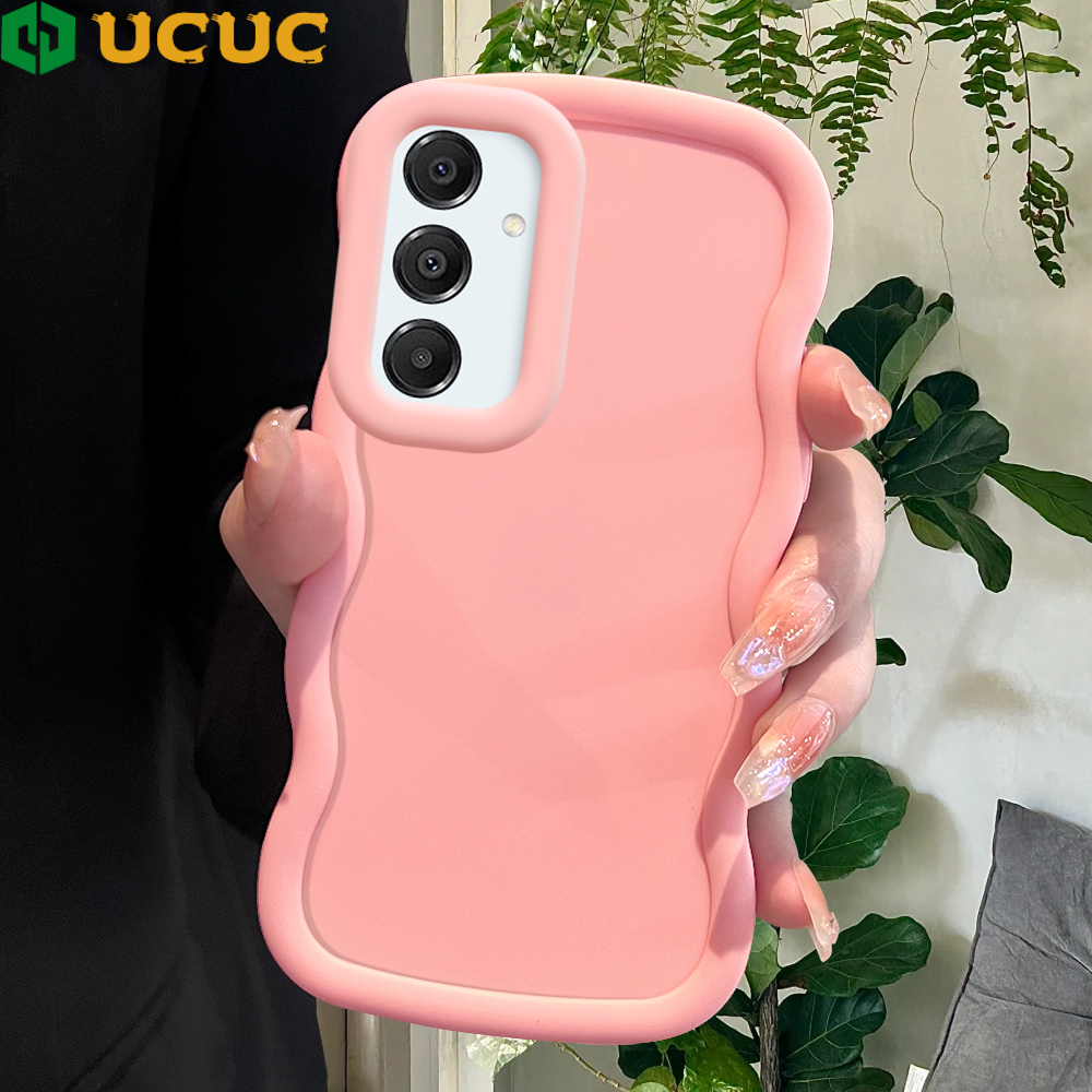 UCUC for Samsung A16 5G Back Cover Creative Candy Color Wave Silicon Phone Protective Case