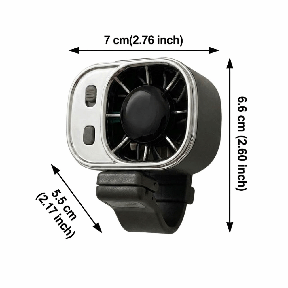Mini Rechargeable Battery Rechargeable Fan Soft Steady Airflow Low Noise Operation Portable Mini Fan Durable Lightweight Material Clip-On Design Handheld Cooling Fan Outdoor Work