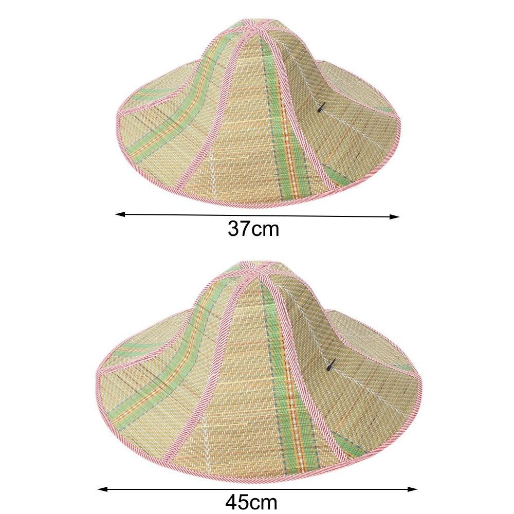 New Wide Brim Straw Hat Foldable Universal Sun Hat UV Protection Cap Women Men
