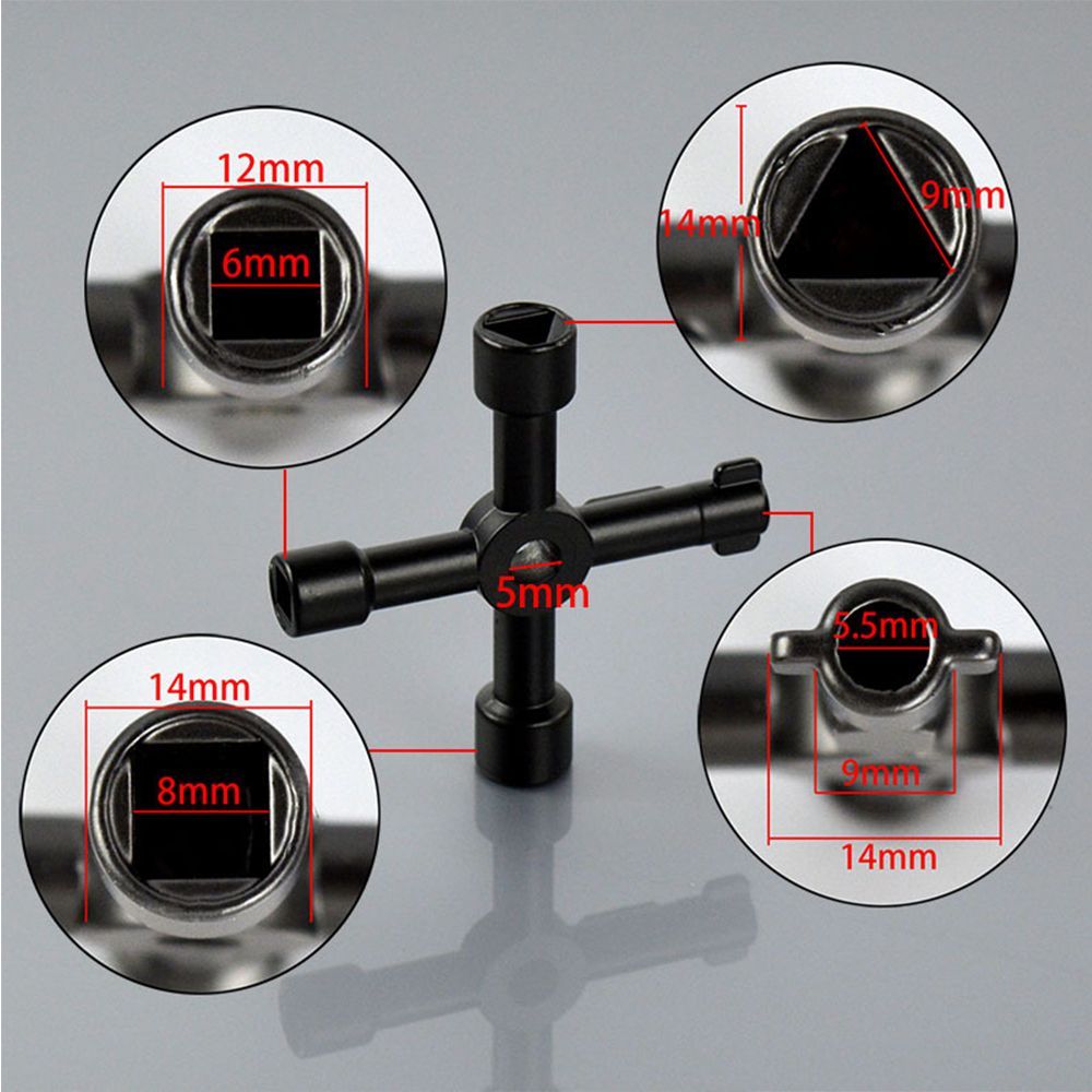 New Arrival Durable Alloy High Quality Hot Sale New 1PCS Universal Triangle Key for Train Electrical Elevator Cabinet Valve Key