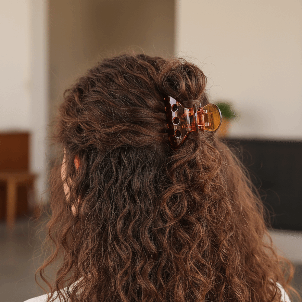 3 Pcs/set Daily Portable No-Crease Hair Root Lifters Acrylic Material Vintage Style Root Lifting Hair Clip Non-slip Design Natural Fluffy Root Curling Tools Women