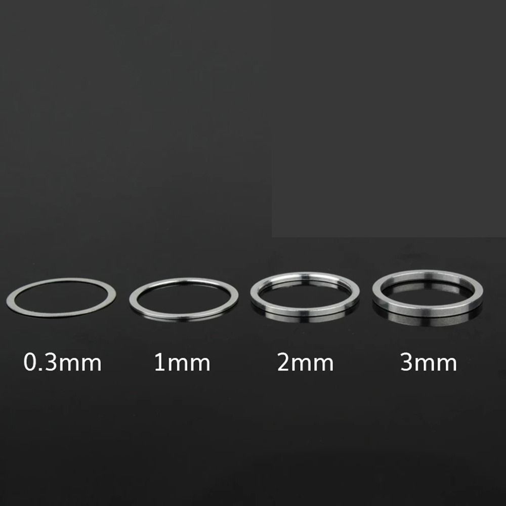 Aluminum Alloy Bike Headset Ring Bike Front Fork Fine Tuning Gasket Adjusting Washer Spacing Pad Bicycle Headset Spacer