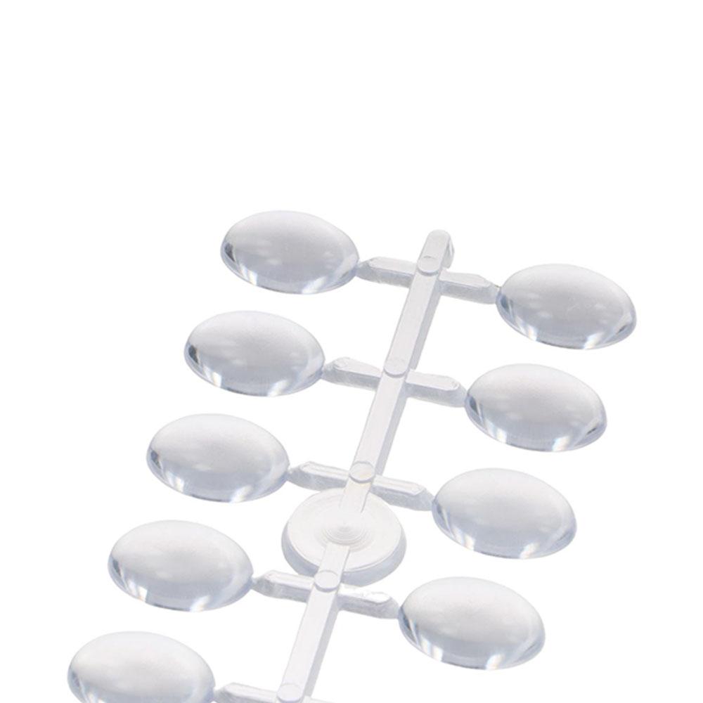 Durable DIY Acrylic Nail Polish Practice Square Heart Shape Nail Color Display Clear Nail Color Card Color Showing Shelf Nail Tools