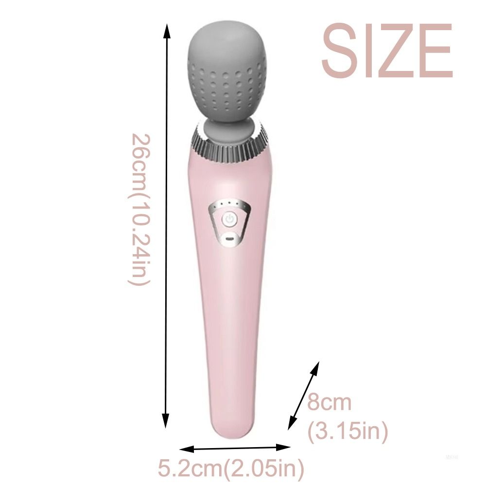 Portable Electric Massage Stick High-Frequency Vibration Rechargeable Electric Massage Hammer Compact Adjustable Deep Tissue Massager Fitness