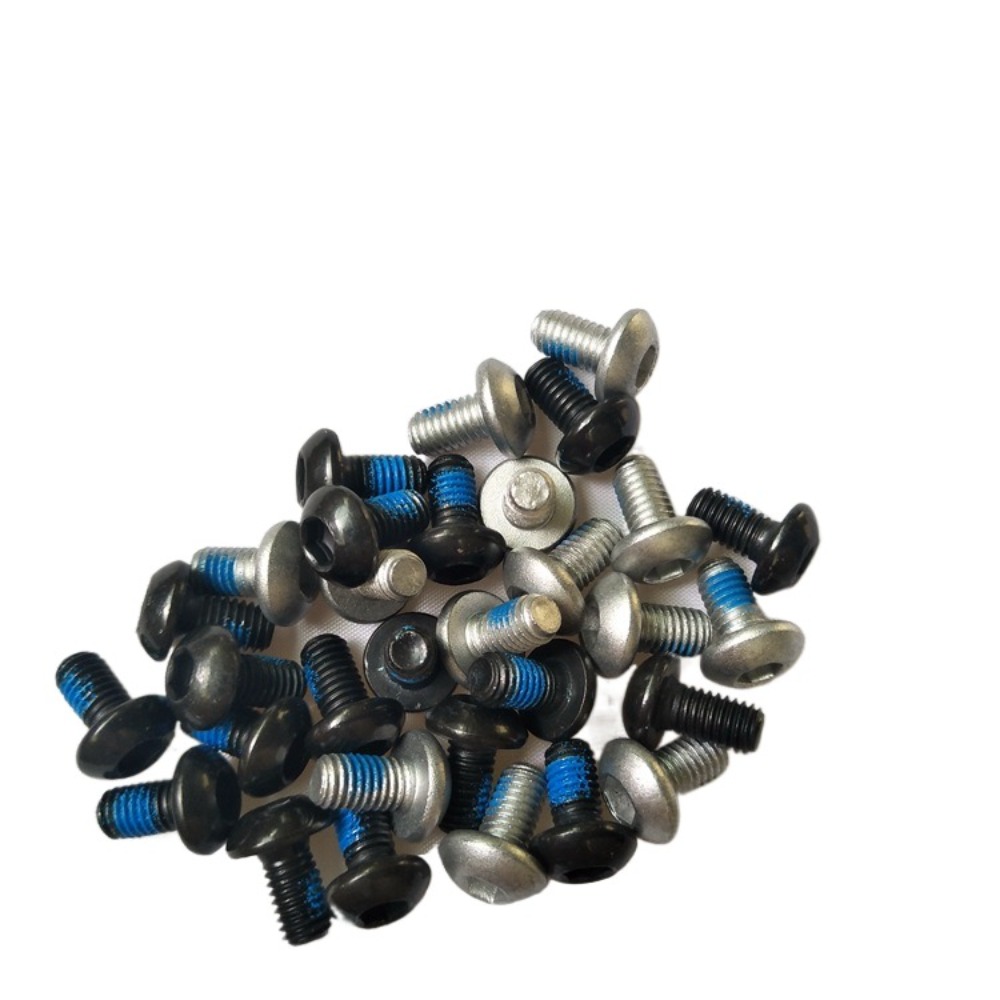 1pc Mountain Bike Brake Rotor Screw Cycling Parts Bike Disc Brake Rotor Fixing Bolt Bicycle Parts M5*9mm Bicycle Brake Disc Hex Socket Screws /black Accessories Disc Brake Screw Bicycle Maintenance