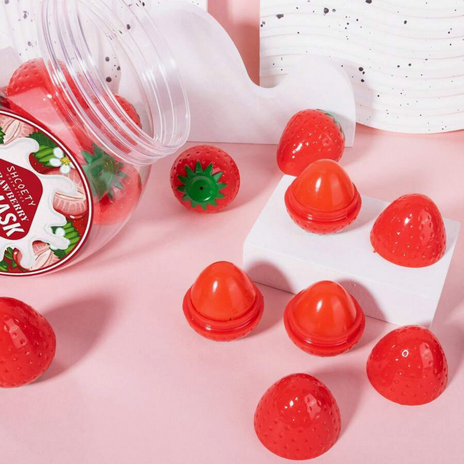 1 Pieces Strawberry Flavor Lip Balm - For Anti Dying Lips, Lips Care In Winter By 99 Store