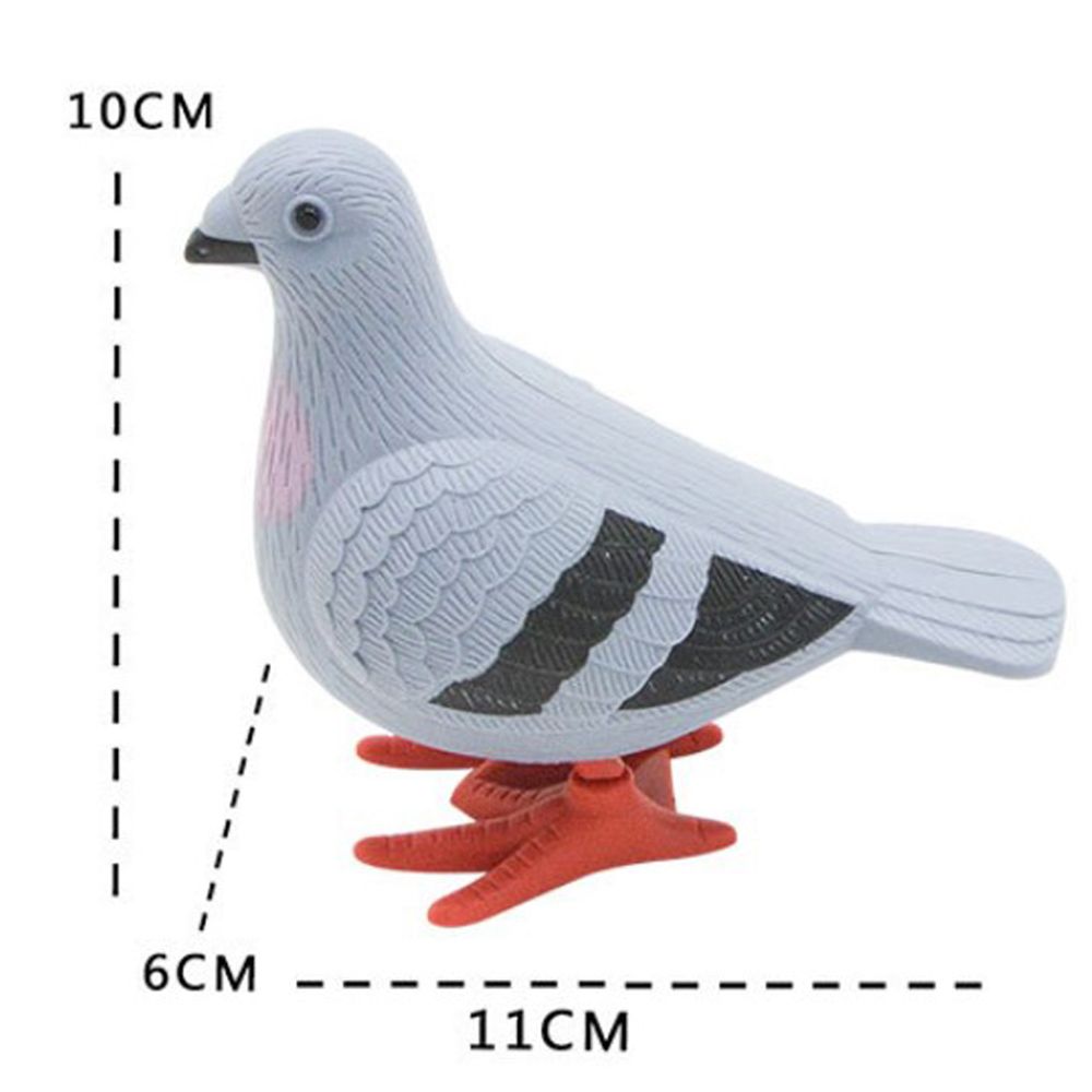 Cute PCS Educational Pull Back Pigeon Pigeon Model Plastic Ornament Wind Up Artificial Feather Figurine Animal Model Pigeon Clockwork