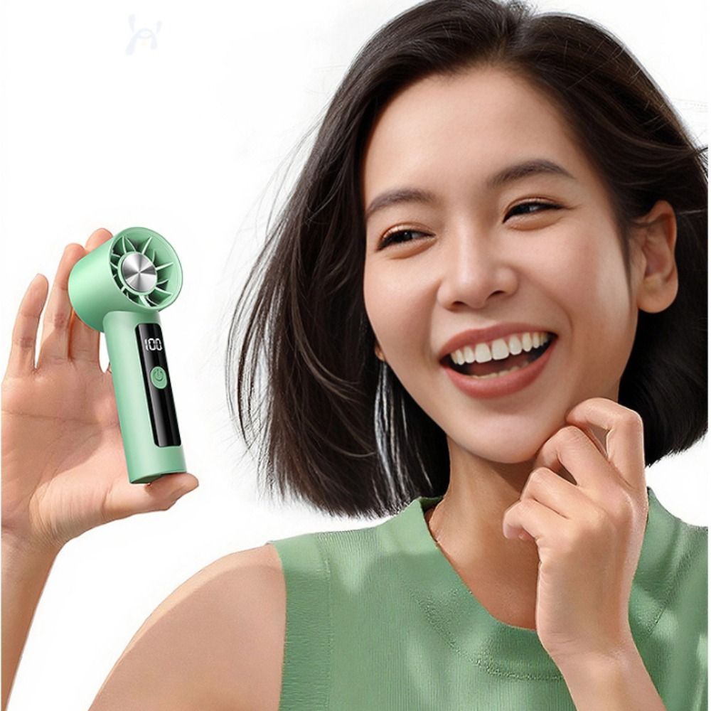 Cooling Fan Strong Wind Mini Turbo Fan Powerful Airflow High Velocity Portable Pocket Fan Super Strong Wind Small Size Personal Fan Summer