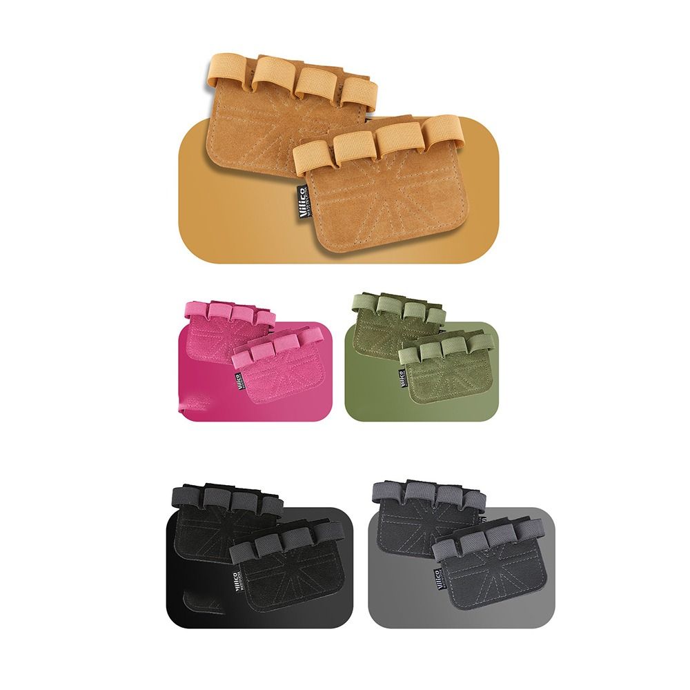 1Pair unisex Weight Lifting Training Gloves Palm Protection Breathable Gym Gloves Grips Anti-Skid Four-finger Weightlifting Hand Protect Pad Women/Men
