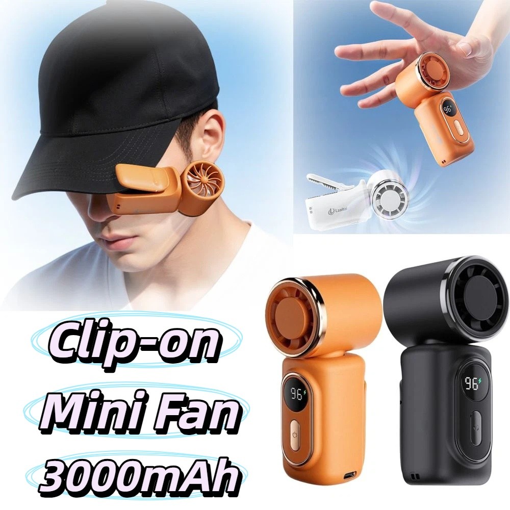 Cooling Stepless Speed Control Mini Handheld Cooling Fan 100 Gear Speed Adjustment Lightweight Design Stepless 100 Gear Fan Soft Wind Compact Size Portable Travel Fan Daily Use