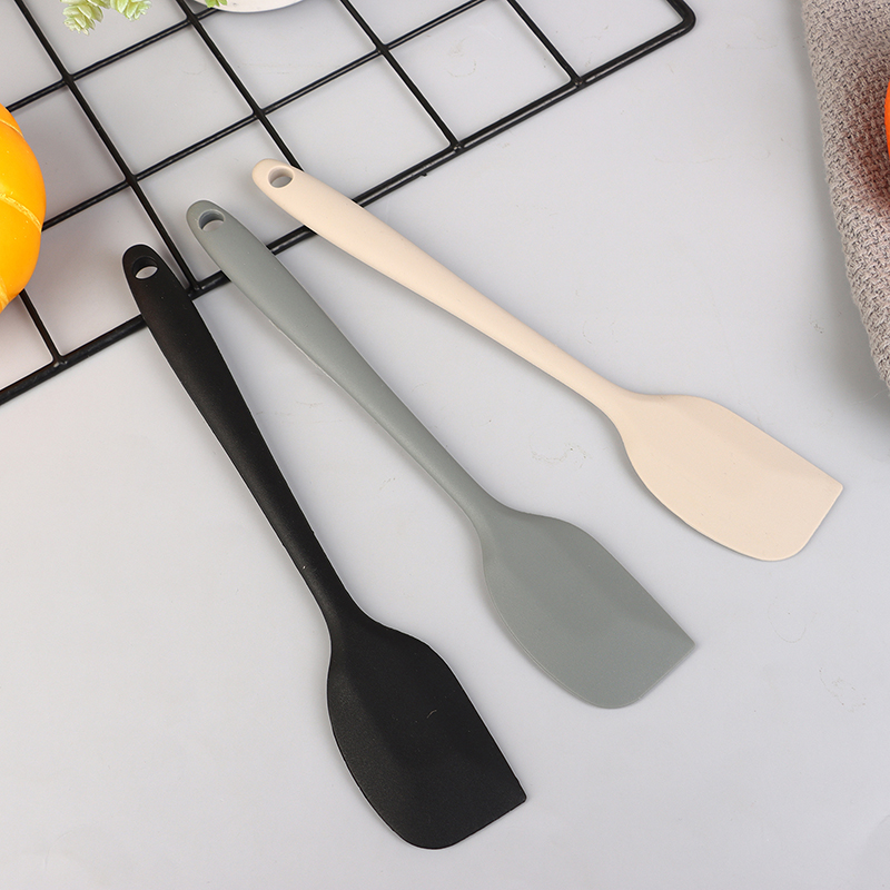 1Pc Food Grade Silicone Spatula For Baking Scraper Nonstick Heat-Resistant Cooking Spatula Seamless Dishwasher Safe CF8