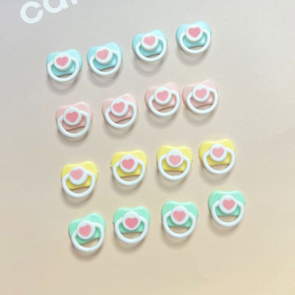 4Pcs Toy Pacifier Accessories Pacifier Model Mini Doll Pacifier Plastic Miniature BJD Doll Dummy Pacifier Pink/Blue Cute Doll Pacifier Accessories Baby Dolls