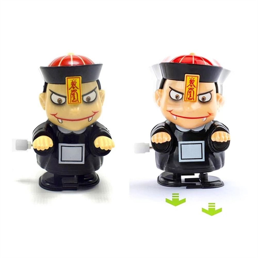 Novelty Doll Wind Up Toys Interesting ABS Plastic Clockwork Zombie Funny Chinese Walking Zombies Toy Children Student