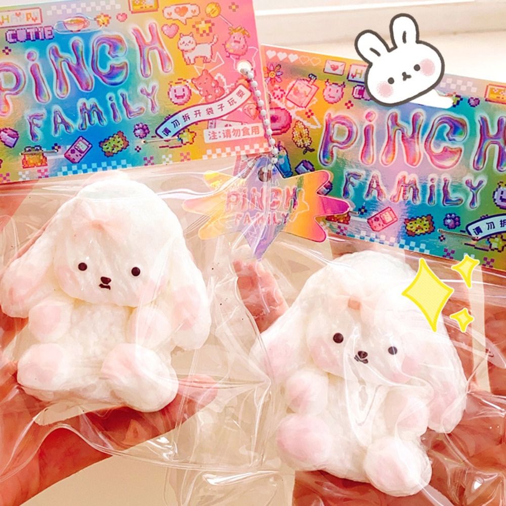Funny Sheep Rabbit Squeeze Toys TPR Relaxed Dog Slow Rebound Toy Soft Simulation Cat Fidget Toy Kids Gift