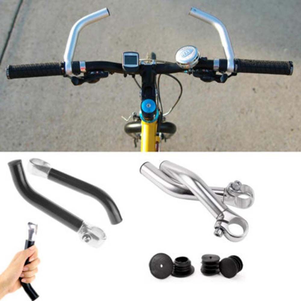 Durable Practical Aluminum Alloy Bar Ends MTB Horn Handlebar Ends Cycling Accessories Bicycle Rest Bicycle Grips