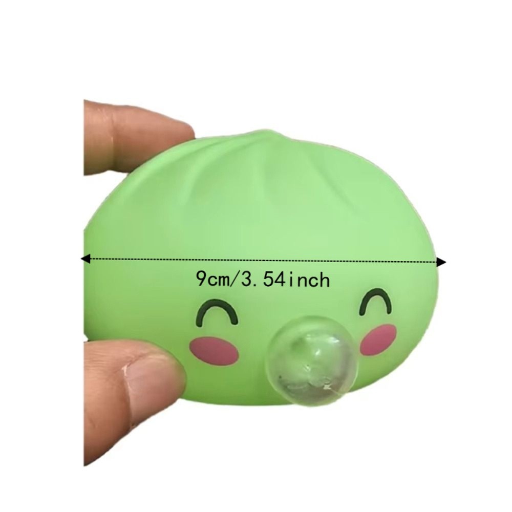 Boys Girls Slow Rebound Spit Bubble Dumpling Cute Soft Colorful Squishy Toys 9cm Pinch Sensory Fidget Ball Kid Adults