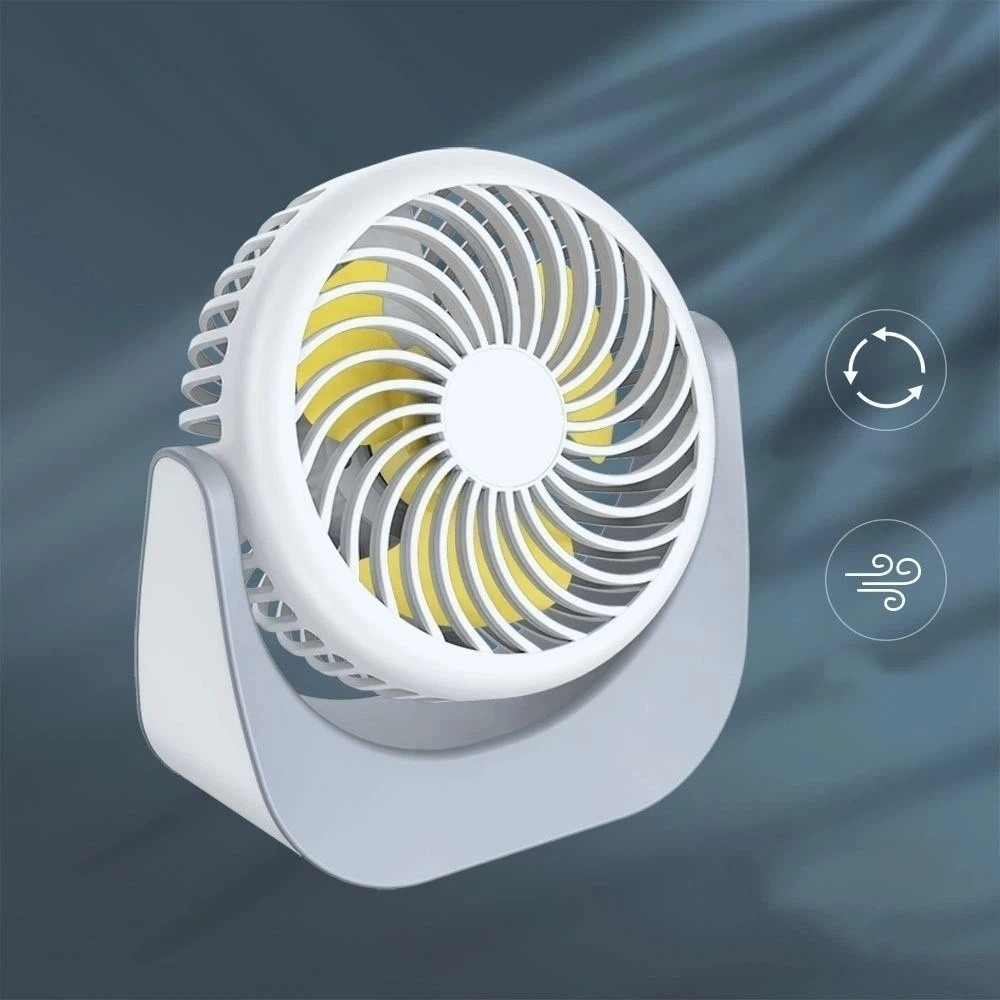 Small 3 Gear Wind Mini Portable Desk Fan Energy-Saving Air Turbo Tech Handheld Turbo Fan Ultra-quiet Mini Rechargeable Fan Camping