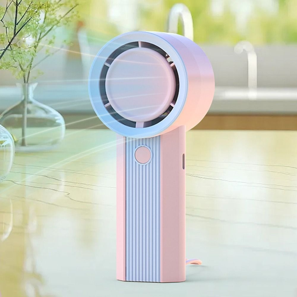 Lightweight Portable Mini Handheld Fan Multifunctional Rechargeable Cooling Fan Low Noise Small Electric Fan For Travel Summer Gift