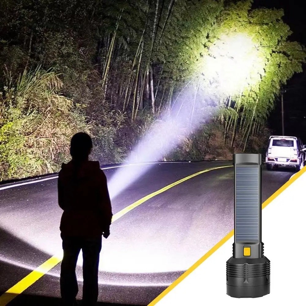 Portable Rechargeable Mini Flashlight COB Side Lamp Long-lasting Pocket Torch Waterproof Long-Range Floodlight Camping