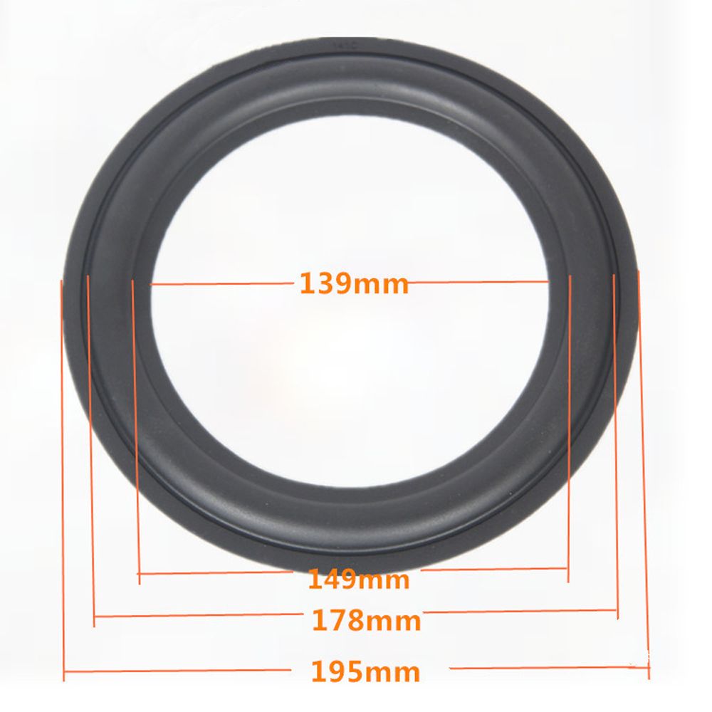 7/8/9/10/12 INCH Surround Subwoofer Repair Parts Audio Speaker Speaker Repair Accessories Speaker Folding Edge Ring Folding Ring Suspension Edge Ring