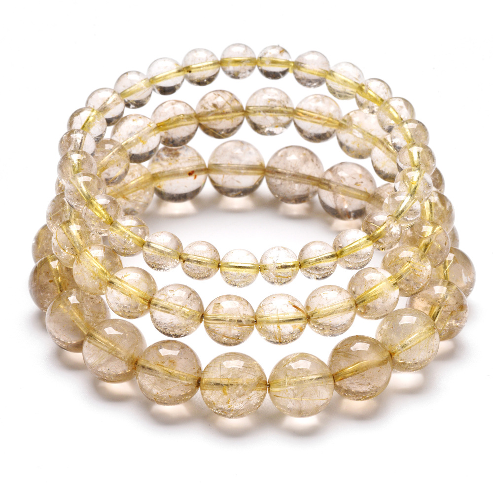 【Prices are low- Now don't beslow】New Silver Gold Crystal Single Ring Bracelet for Women Natural Stone high quality Jewelry Bracelet