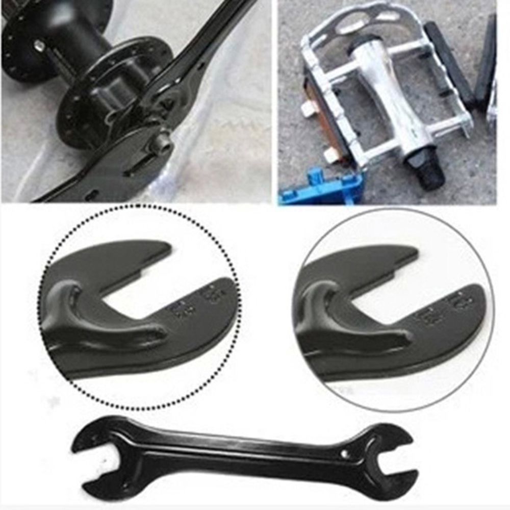 Black Axle Hub Cone Head Open End Cycling Accesories Portable Bike Repair Tool Bicycle Repair Spanner