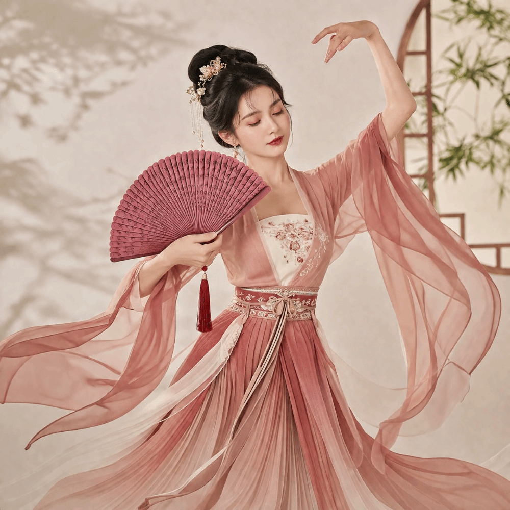 Classical Elegant Folding Bamboo Fan Antique Portable Retro Hand Fan Lightweight with Tassel Women's Folding Fan Home Decor