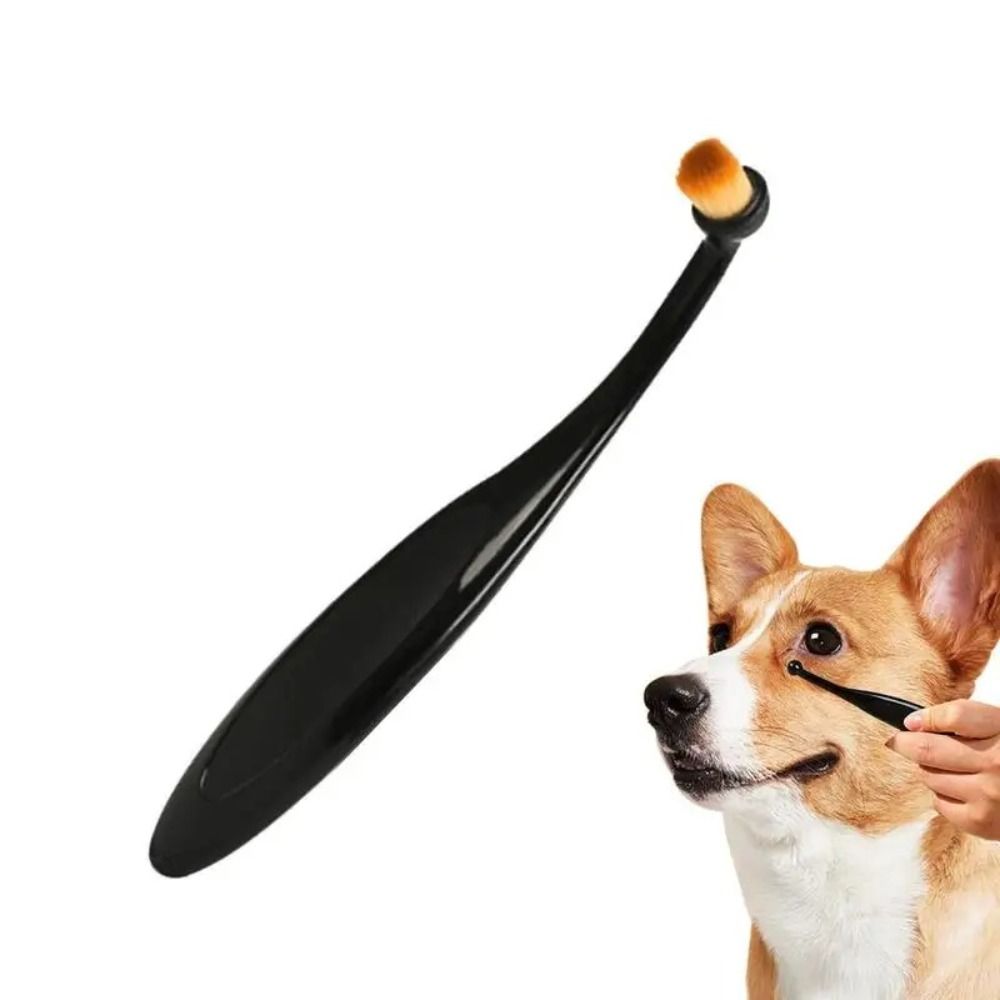 Makeup Brush Soft Pet Eye Cleaning Brush Multifunctional Universal Dog Tear Stains Brush Mini Comfortable Pet Finger Brush Home