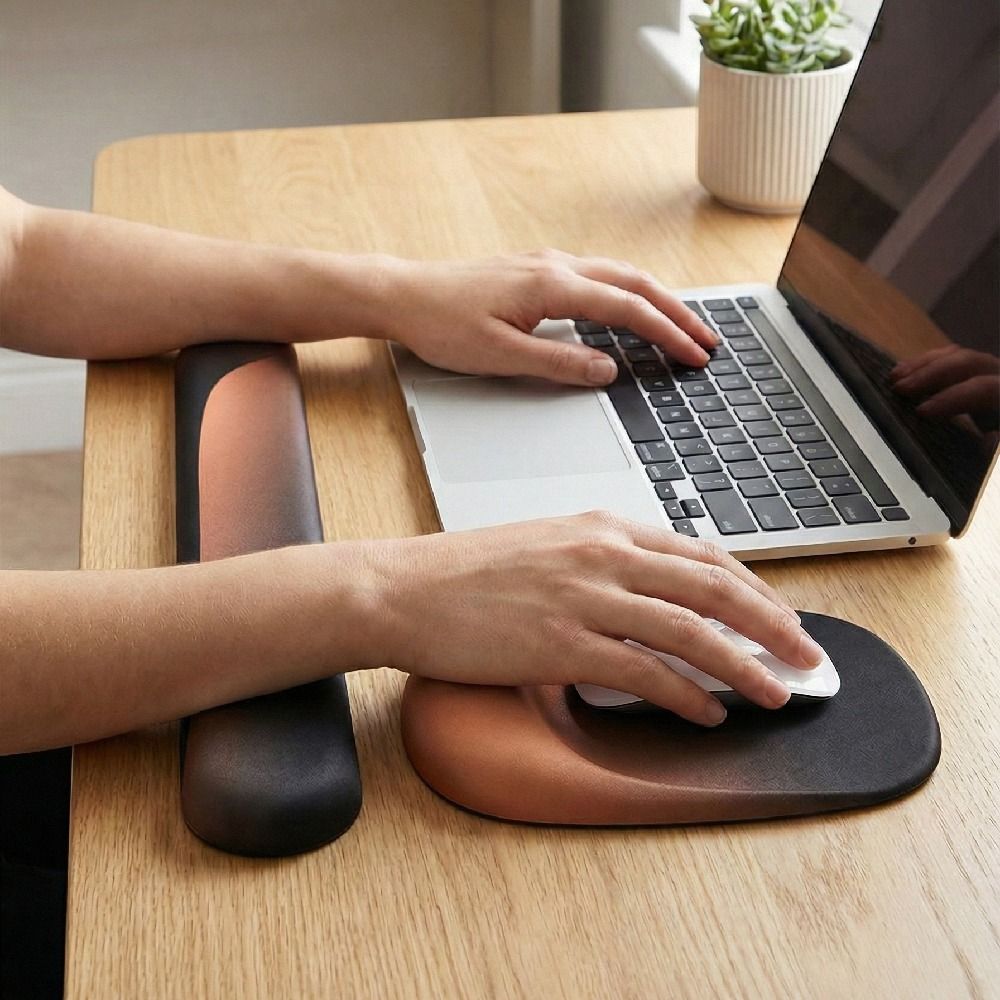 Universal Ergonomic Wrist Support Mouse Pad Slow Rebound Non-Slip Keyboard Hand Cushion Comfortable Creative Mouse Palm Mat Computer Accessories