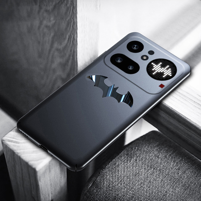 For NothingPhone 4A Pro Case Smooth Metal Bat Man Marvel DC Design Protector For Nothing Phone 4A Back cover Phone Cases