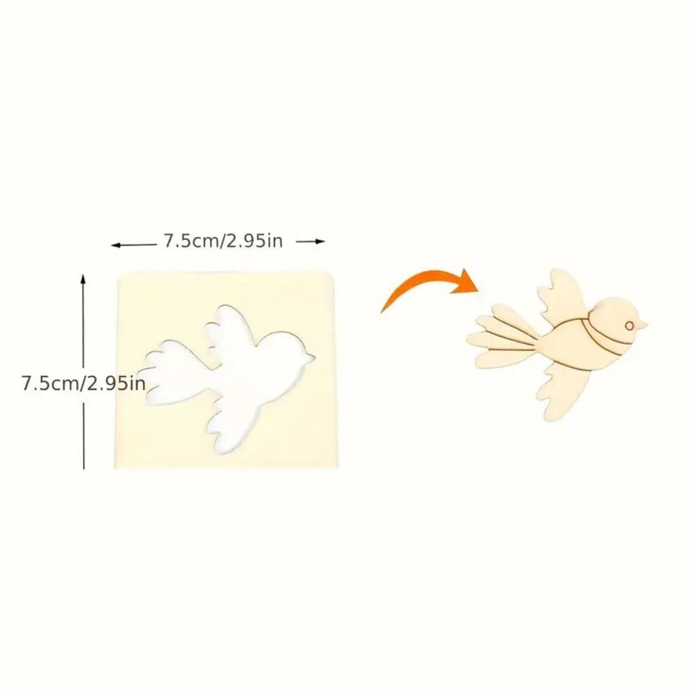 Children Learn Painting Tool Hands-on Creativity Wooden Painting Stencils Puzzle Painting Hollowed Out Template Kit Drawing Board Toys 60Pcs/set Graffiti Toys Painting Template for 60Pcs/set Artistic Fun