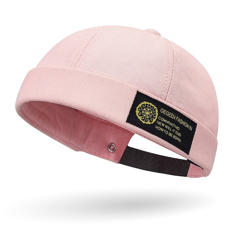 New Solid Color Brimless Cap Vintage Casual Skullcap Punk Hip Hop Hat Women Men