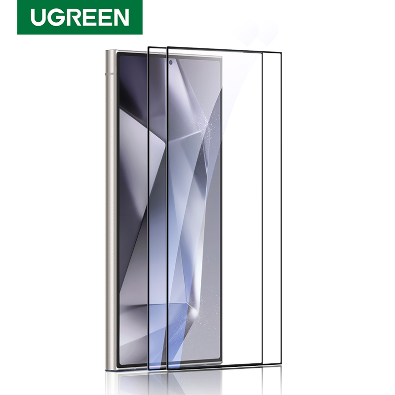 Wenefang Samsung S24 Plus + अल्ट्रा S24Ultra Protective Films HD 1/2PCS को लागि Samsung Galaxy S24 अल्ट्रा ग्लास फिल्मको लागि UGREEN स्क्रिन प्रोटेक्टर