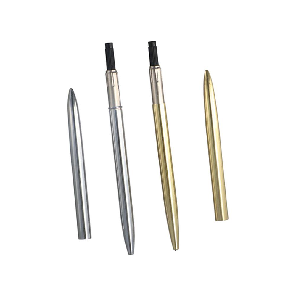 Gifts Stainless Still Commercial Metal Ball Pen Rod Rotating Slender Ballpoint Pen