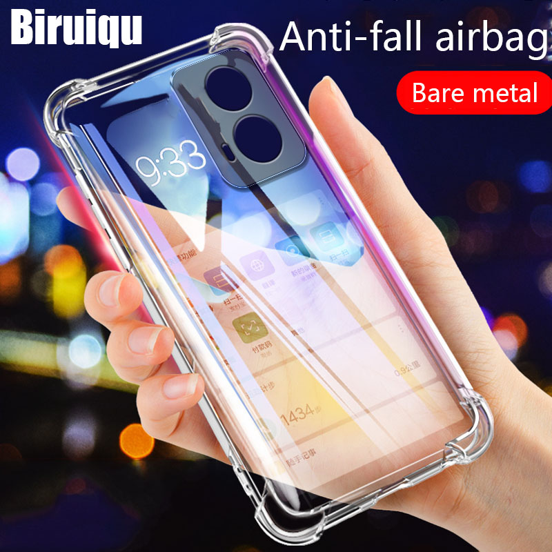 Biruiqu For Shockproof Soft Back Case Cover For Motorola Moto G04