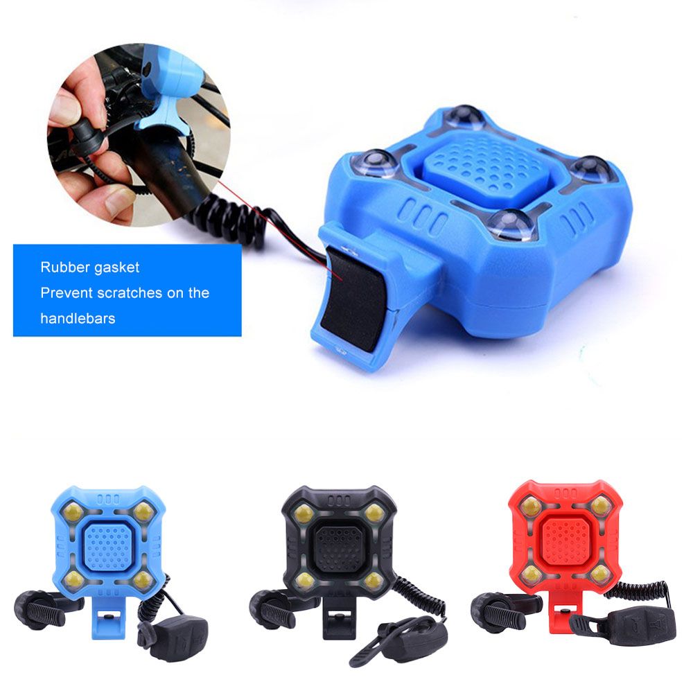 140 dB Waterproof 1200mAh Charging Electric Horn Bike Bell Cycling Light Bicycle Bell