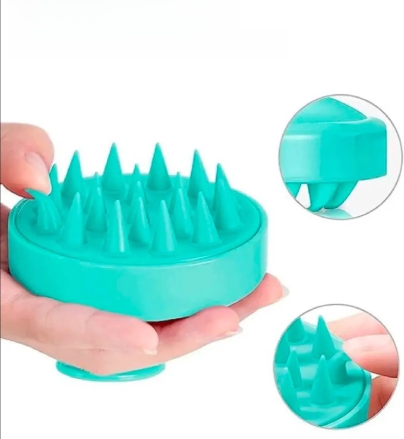 Soft Silicone Scalp Massager Shampoo Brush