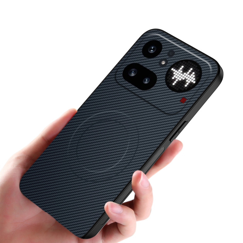 For NothingPhone 4A Pro Case Carbon Fiber magsafe Silicone Anti-fingerprint Shockproof Business Protection For Nothing Phone 4A Back Cover Phone Cases