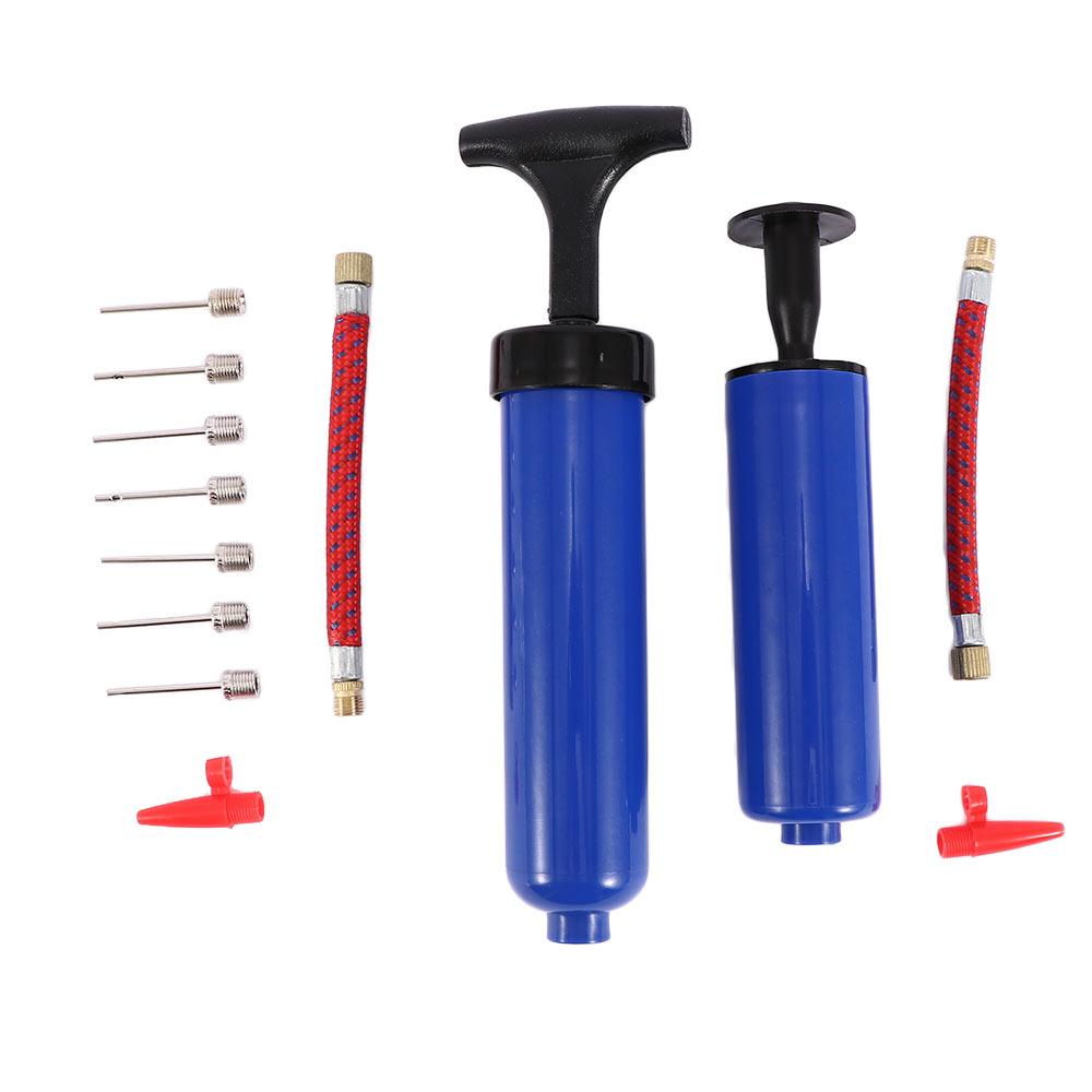 Blue Plastic Durable Inflatable Football Balloon Soccer Balls Air Needle Ball Pump Air Pump Inflator