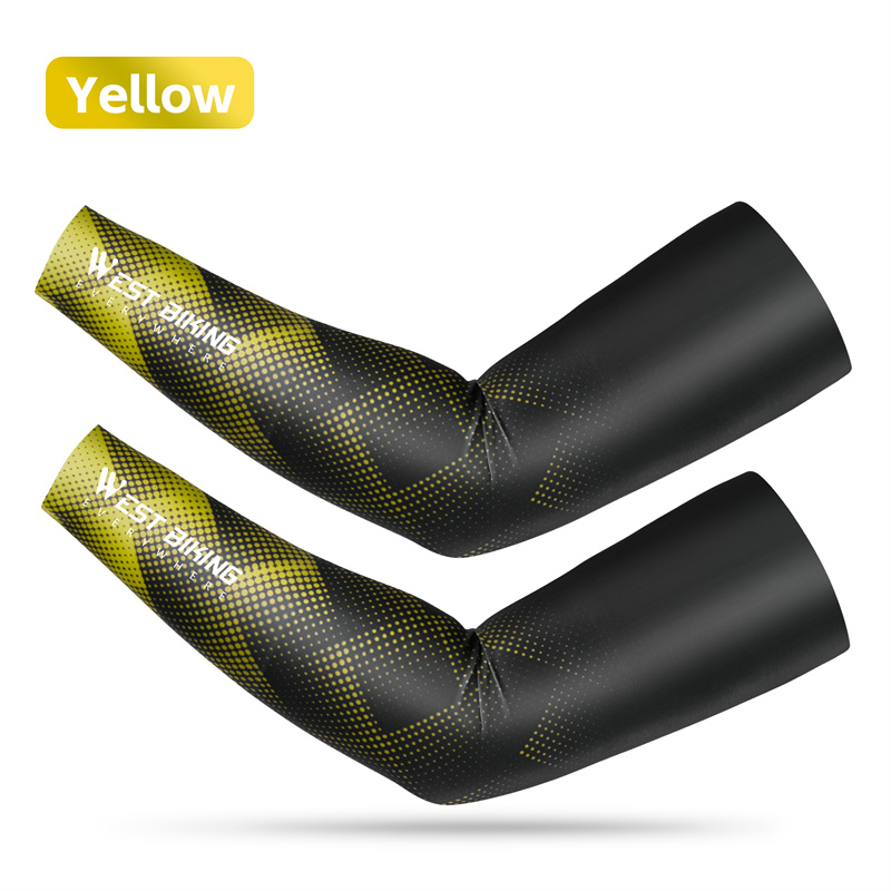 【Exclusive Discount】WEST BIKING Summer Sunproof Arm Sleeves Seamless Digital Cycling Running Sleeves Cooling Sport Gear