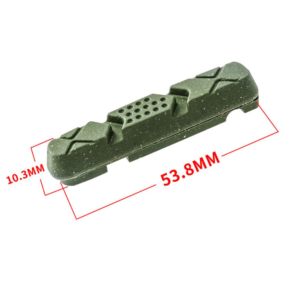 Pair V-Brake Rubber Bicycle V-brake Pads Caliper Brake Pads Drawer Type Bike Brake Blocks Lightweight Carbon Part Bicycle Brake Pads Bike Accessories