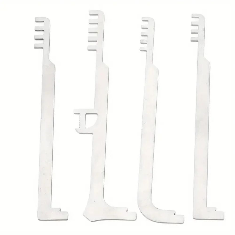 Portable Compact Lock Picking Set Key Replacement Comb Picks Automotive Pick Hook Versatile Mini Hooks Remover Kit DIY