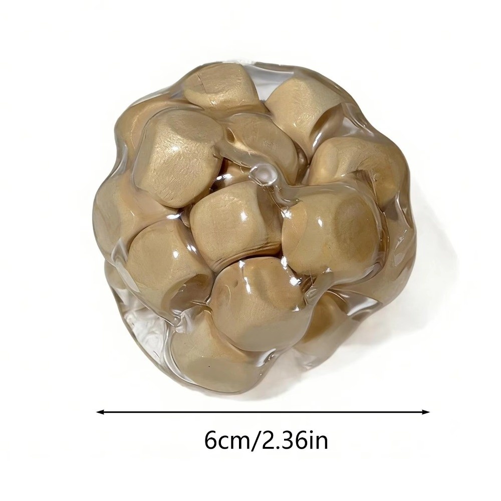 Novelty Creative Wooden Noisy Squeeze Toys Kneading Anxiety Relief Squeeze Fidget Toy Funny Comfortable Sensory Stress Ball Children's Gifts