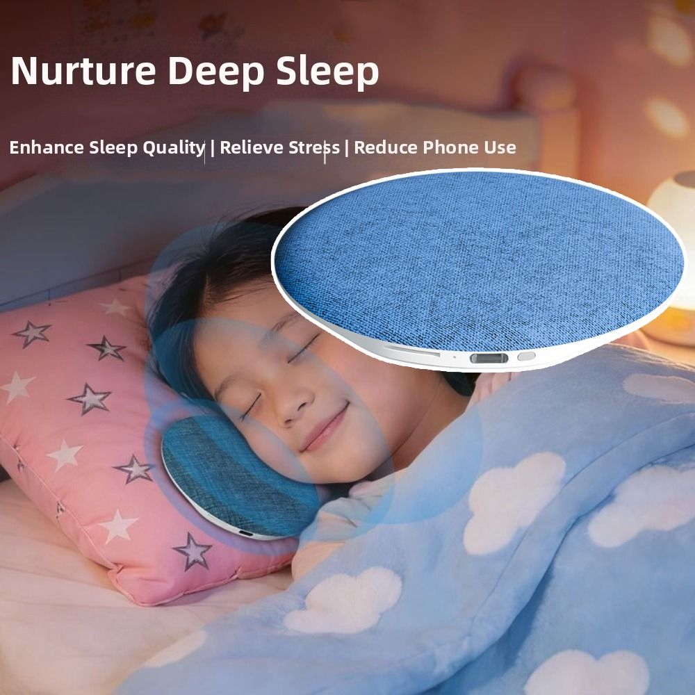 Durable Bluetooth 5.4 Under Pillow Bluetooth Speaker Mini Sleep Aid Wireless Sleeping Speaker Ultra-Thin TF Card Support Portable Music Player Home Use
